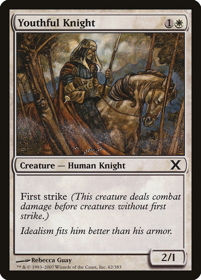 Youthful Knight (62) [Tenth Edition] | Odin's Place