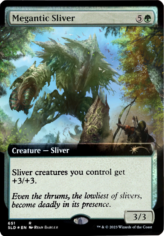 Megantic Sliver (Extended Art) [Secret Lair Drop Promos] | Odin's Place