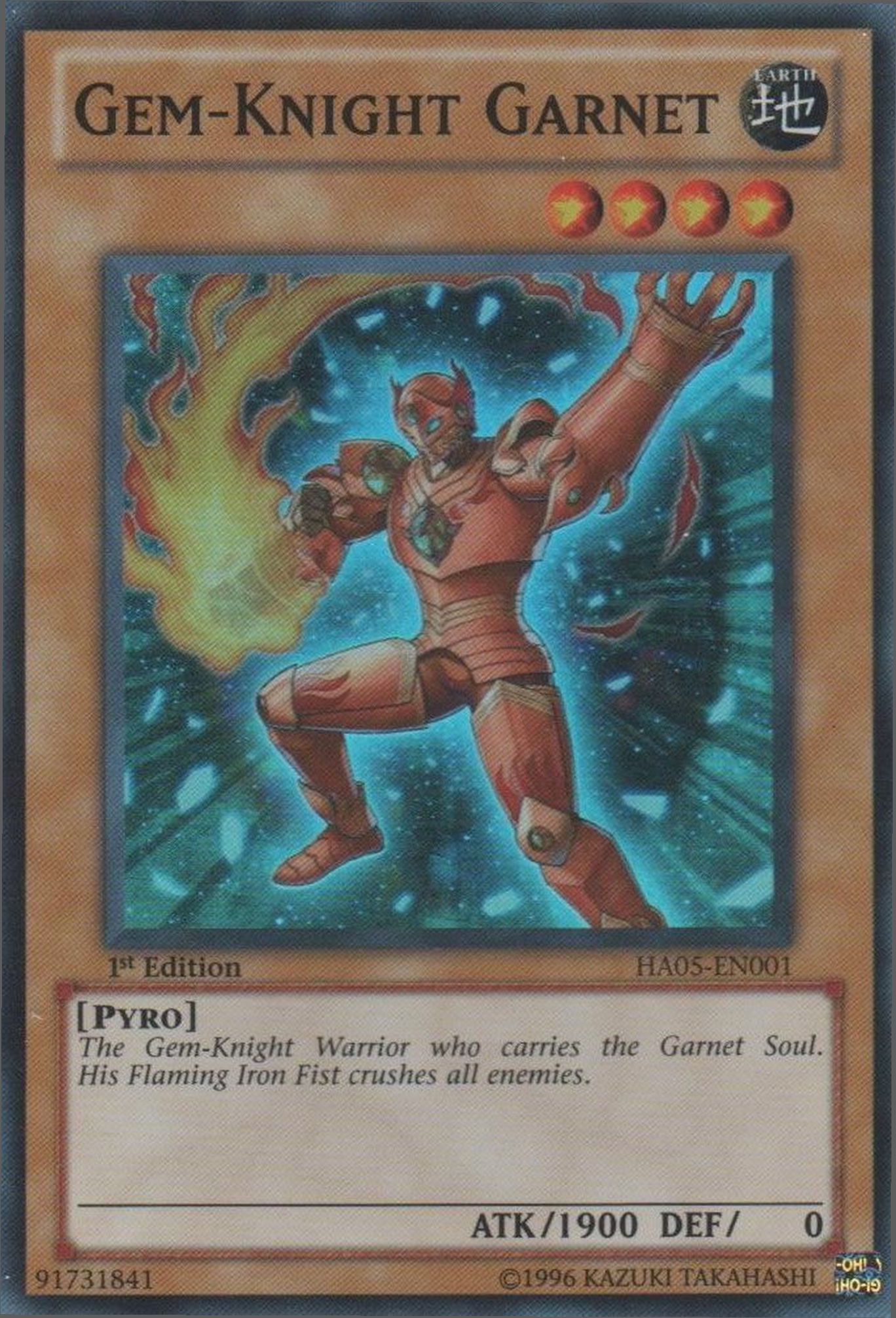 Gem-Knight Garnet [HA05-EN001] Super Rare | Odin's Place