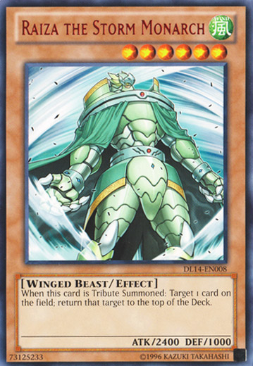 Raiza the Storm Monarch (Red) [DL14-EN008] Rare | Odin's Place
