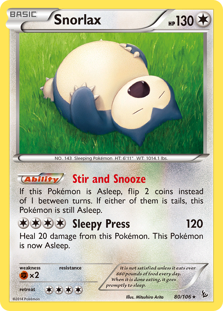 Snorlax (80/106) [XY: Flashfire] | Odin's Place