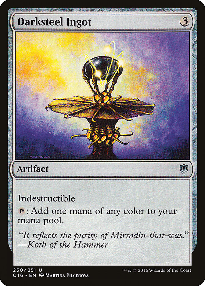 Darksteel Ingot (250) [Commander 2016] | Odin's Place