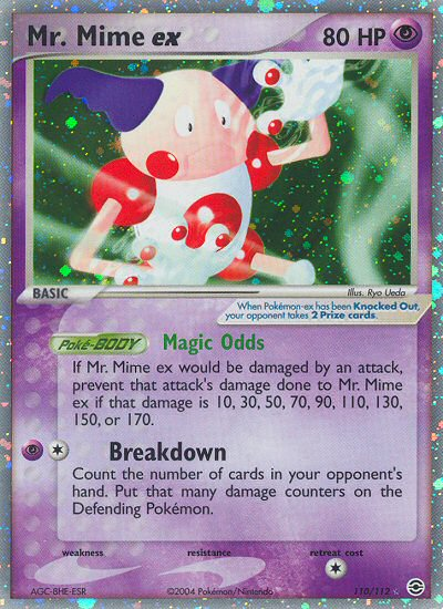 Mr. Mime ex (110/112) [EX: FireRed & LeafGreen] | Odin's Place