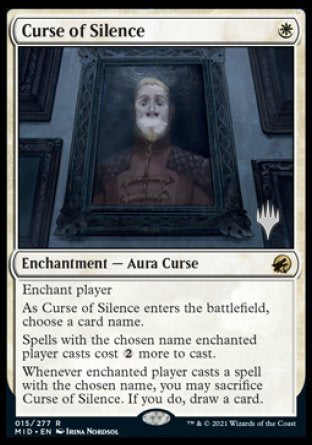 Curse of Silence (Promo Pack) [Innistrad: Midnight Hunt Promos] | Odin's Place