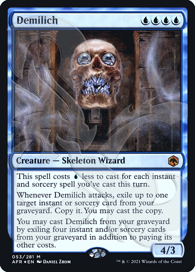 Demilich (Ampersand Promo) [Dungeons & Dragons: Adventures in the Forgotten Realms Promos] | Odin's Place