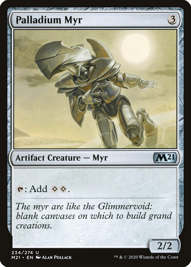 Palladium Myr [Core Set 2021] | Odin's Place