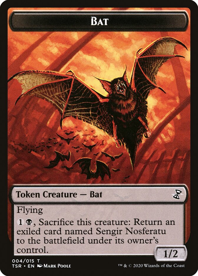 Bat Token [Time Spiral Remastered Tokens] | Odin's Place