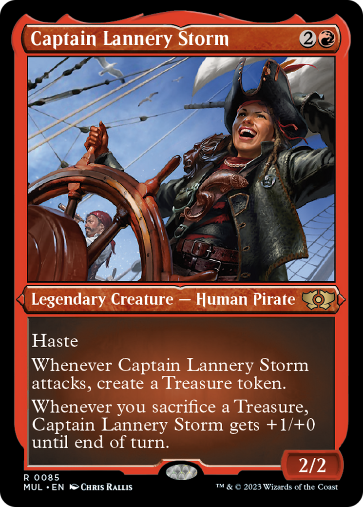 Captain Lannery Storm (Foil Etched) [Multiverse Legends] | Odin's Place
