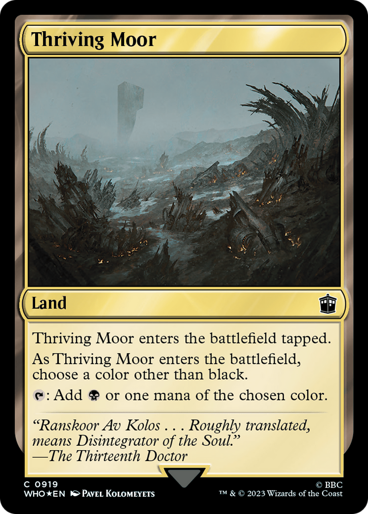 Thriving Moor (Surge Foil) [Doctor Who] | Odin's Place