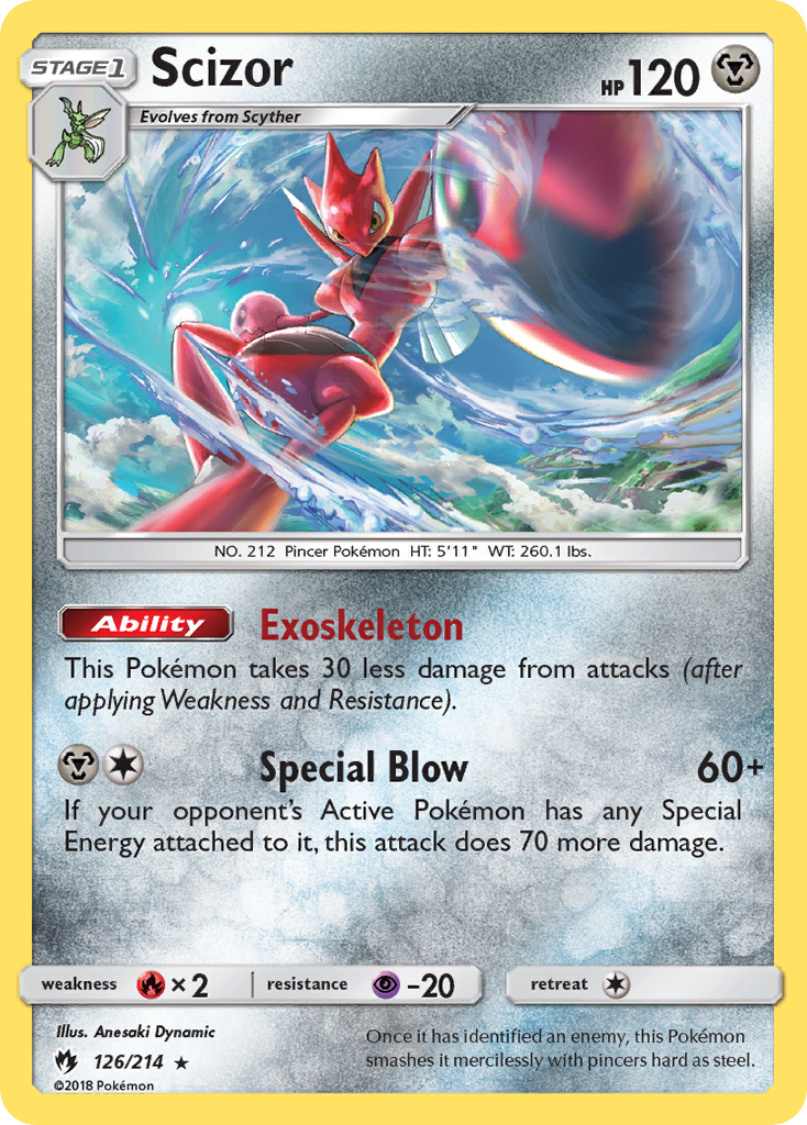 Scizor (126/214) [Sun & Moon: Lost Thunder] | Odin's Place