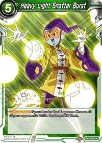 Heavy Light Shatter Burst (Divine Multiverse Draft Tournament) (DB2-096) [Tournament Promotion Cards] | Odin's Place