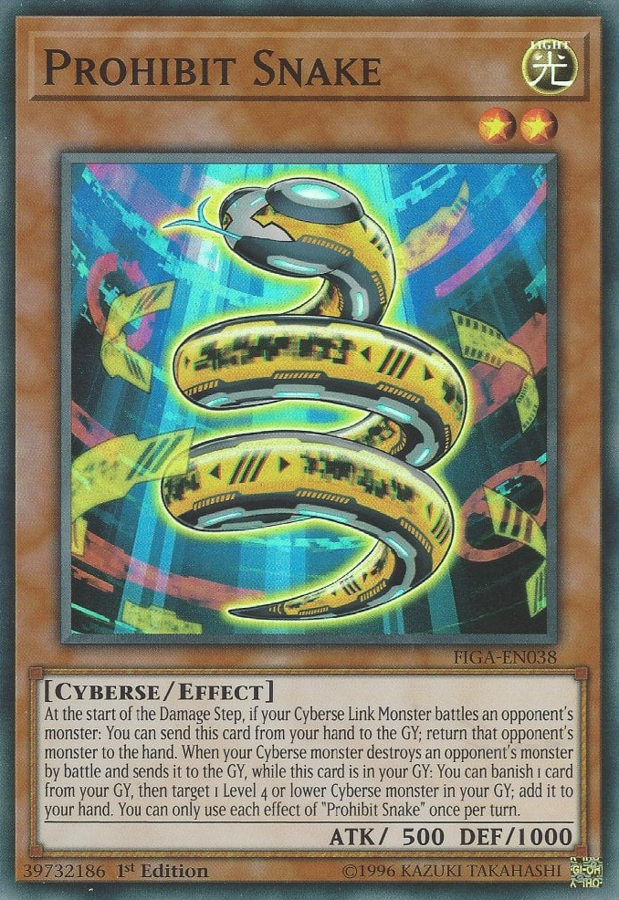 Prohibit Snake [FIGA-EN038] Super Rare | Odin's Place