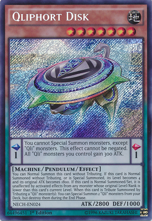 Qliphort Disk [NECH-EN024] Secret Rare | Odin's Place