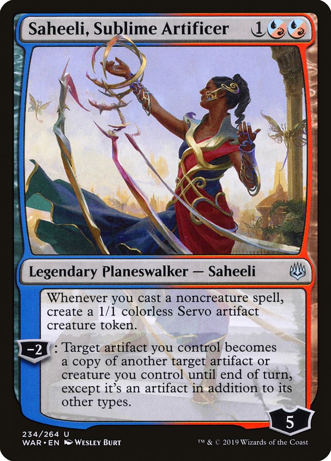 Saheeli, Sublime Artificer (234) [War of the Spark] | Odin's Place
