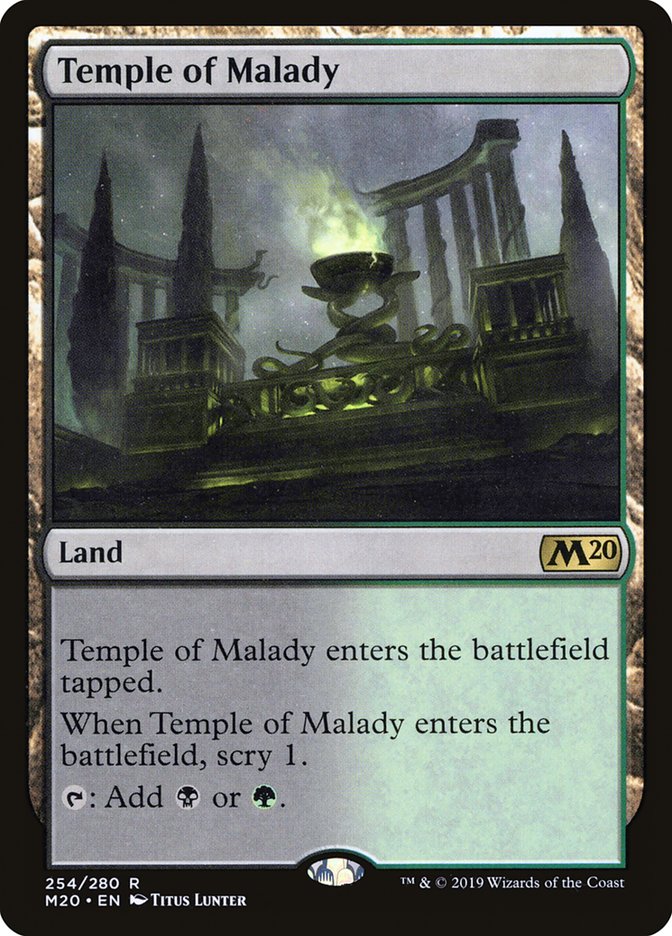 Temple of Malady [Core Set 2020] | Odin's Place