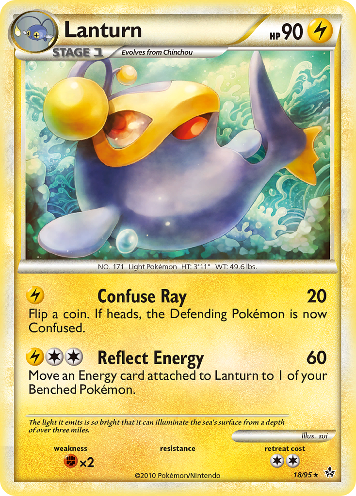 Lanturn (18/95) [HeartGold & SoulSilver: Unleashed] | Odin's Place