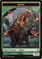 Aven Wind Guide // Hippo Double-Sided Token [Amonkhet Tokens] | Odin's Place