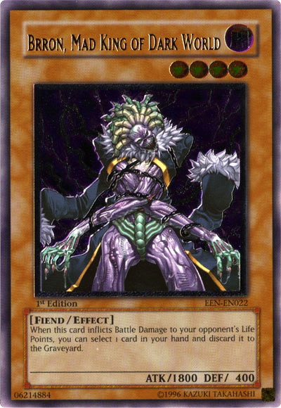 Brron, Mad King of Dark World [EEN-EN022] Ultimate Rare | Odin's Place