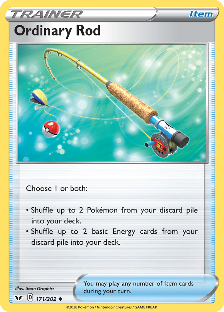 Ordinary Rod (171/202) [Sword & Shield: Base Set] | Odin's Place