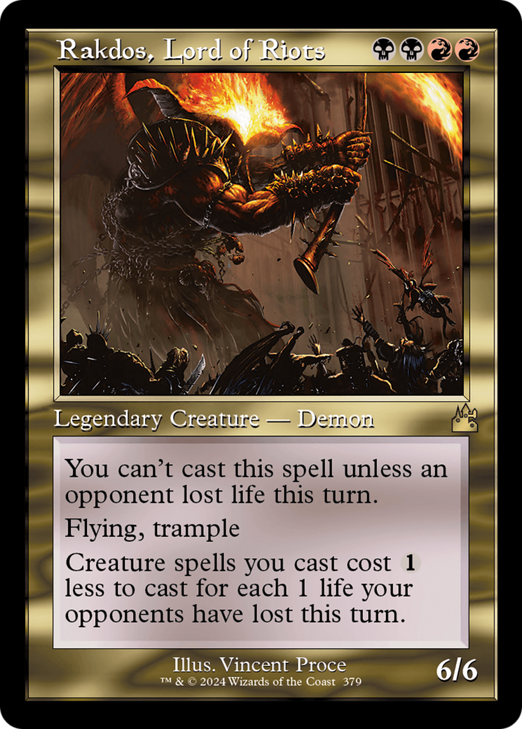 Rakdos, Lord of Riots (Retro Frame) [Ravnica Remastered] | Odin's Place