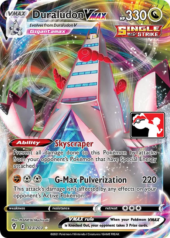 Duraludon VMAX (123/203) [Prize Pack Series One] | Odin's Place