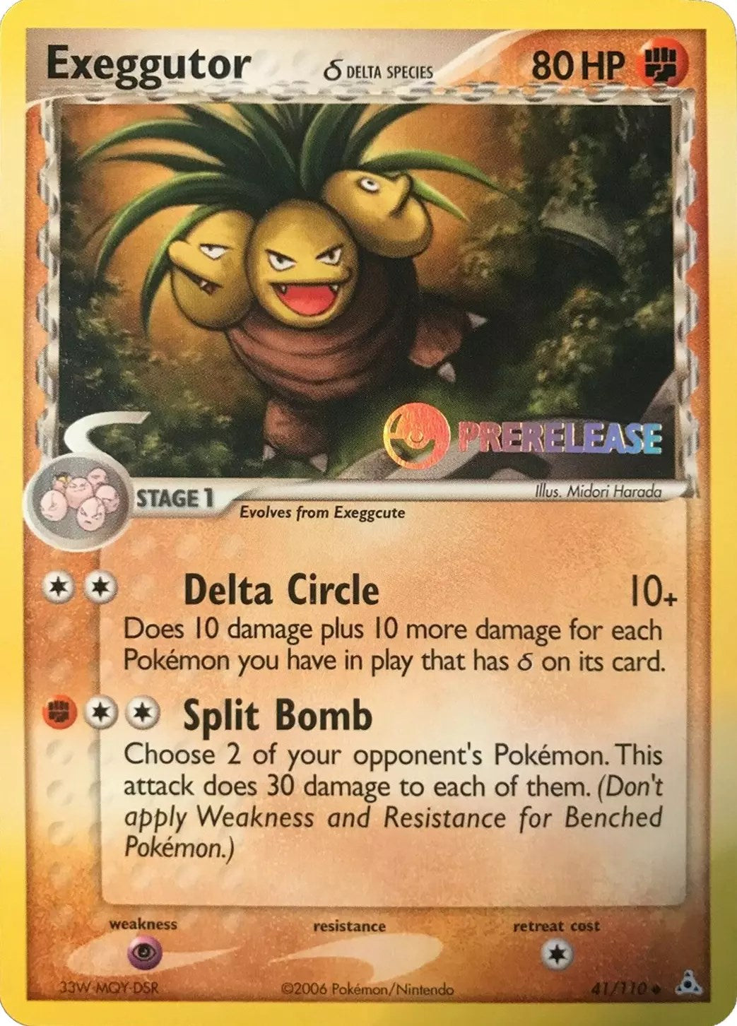 Exeggutor (41/110) (Prerelease) [EX: Holon Phantoms] | Odin's Place