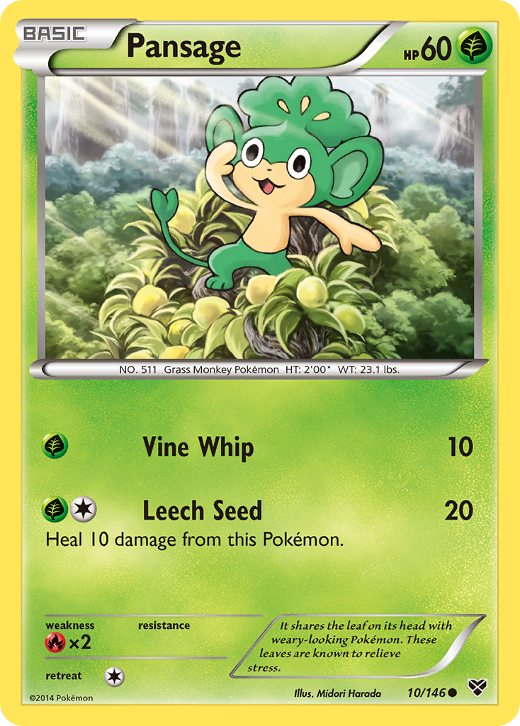 Pansage (10/146) [XY: Base Set] | Odin's Place
