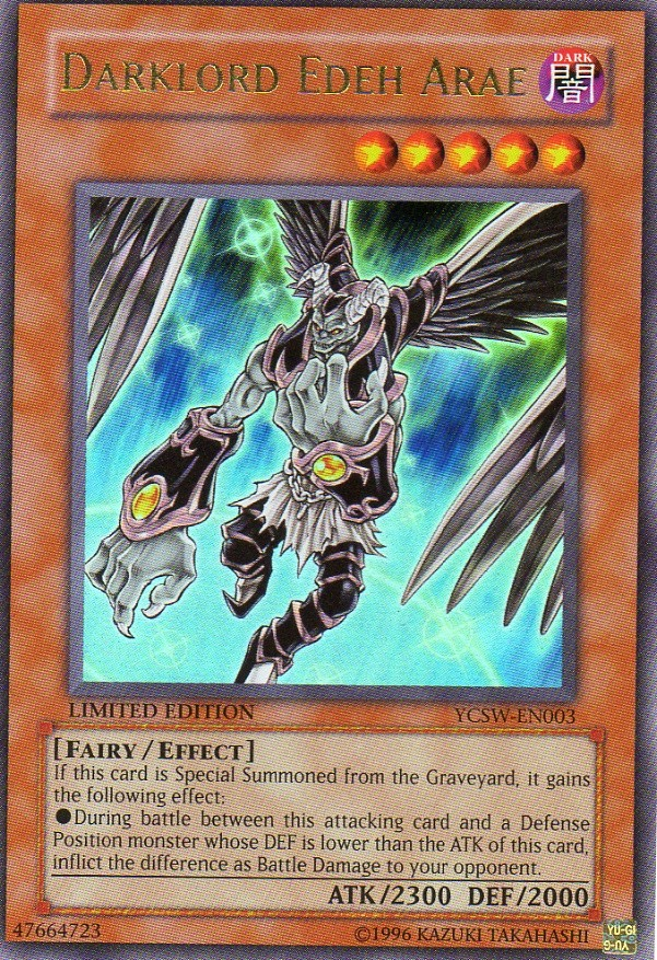 Darklord Edeh Arae [YCSW-EN003] Ultra Rare | Odin's Place