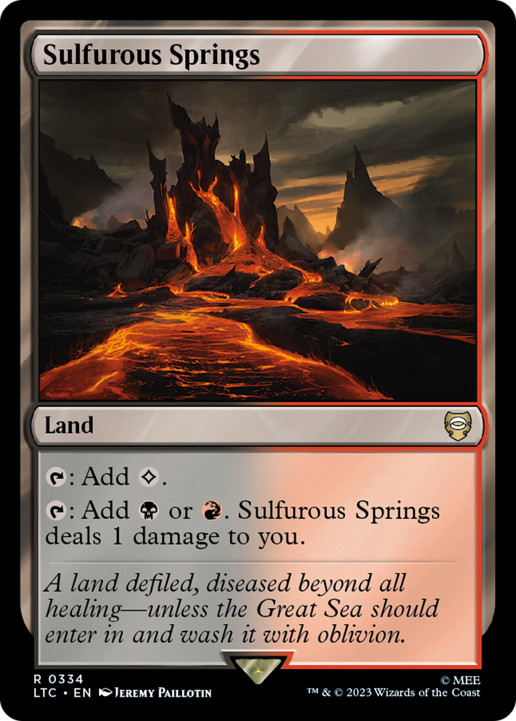 Sulfurous Springs [The Lord of the Rings: Tales of Middle-Earth Commander] | Odin's Place