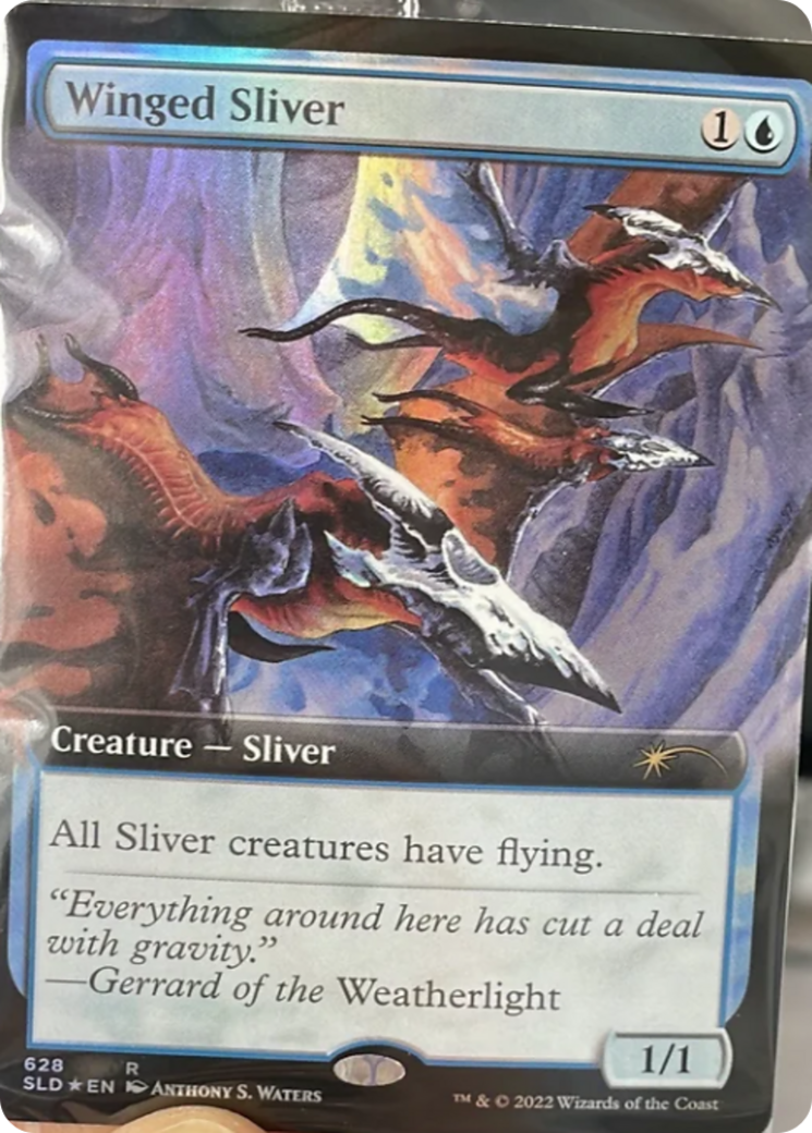Winged Sliver (Extended Art) [Secret Lair Drop Promos] | Odin's Place