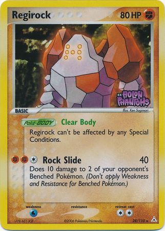 Regirock (28/110) (Stamped) [EX: Holon Phantoms] | Odin's Place