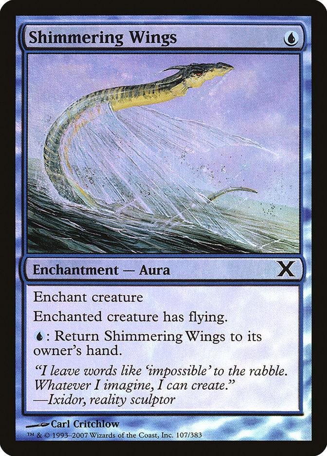 Shimmering Wings (Premium Foil) [Tenth Edition] | Odin's Place