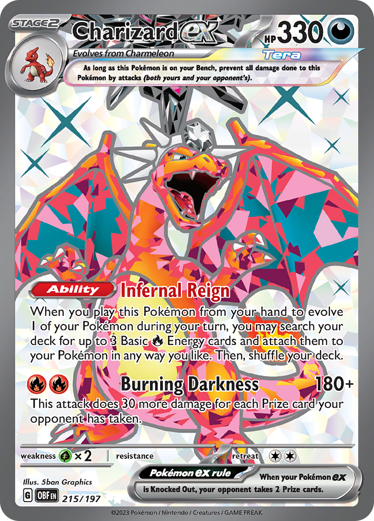 Charizard ex (215/197) [Scarlet & Violet: Obsidian Flames] | Odin's Place