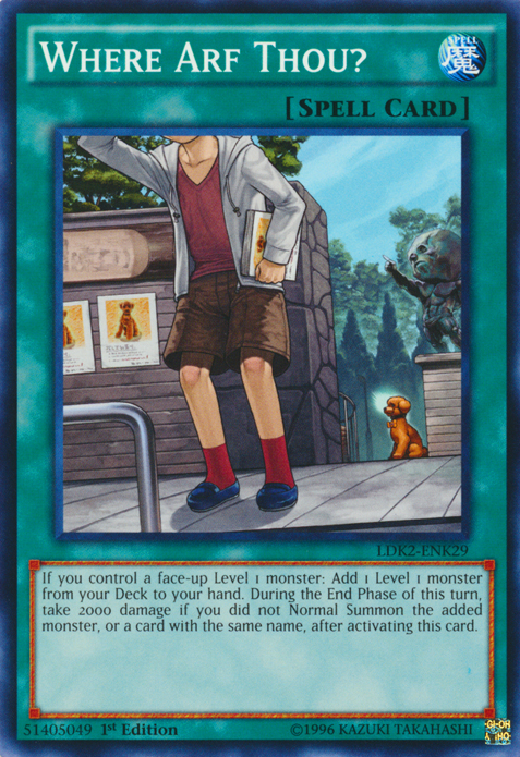 Where Arf Thou? [LDK2-ENK29] Common | Odin's Place