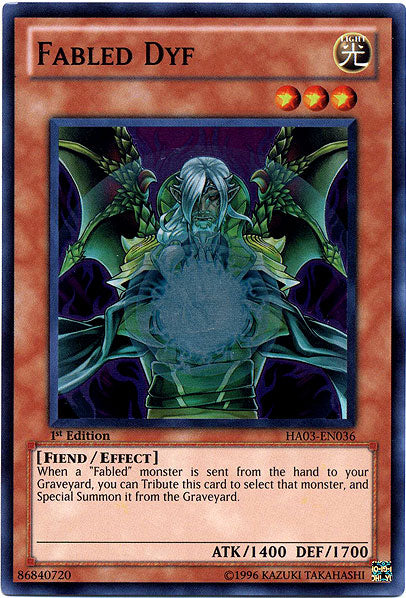 Fabled Dyf [HA03-EN036] Super Rare | Odin's Place