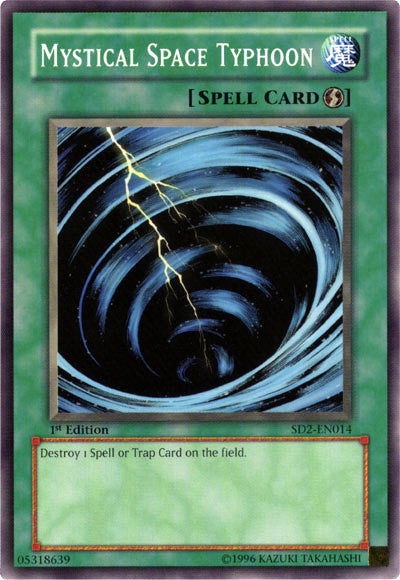 Mystical Space Typhoon [SD2-EN014] Common | Odin's Place