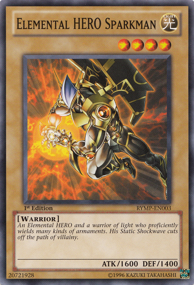 Elemental HERO Sparkman [RYMP-EN003] Common | Odin's Place