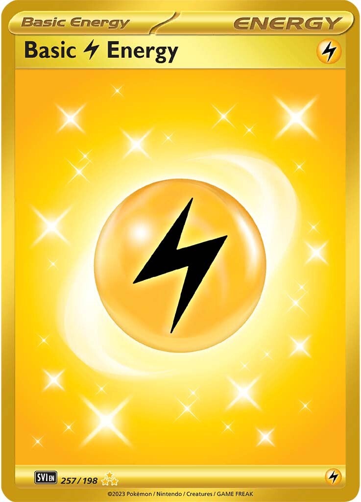 Lightning Energy (257/198) [Scarlet & Violet: Base Set] | Odin's Place