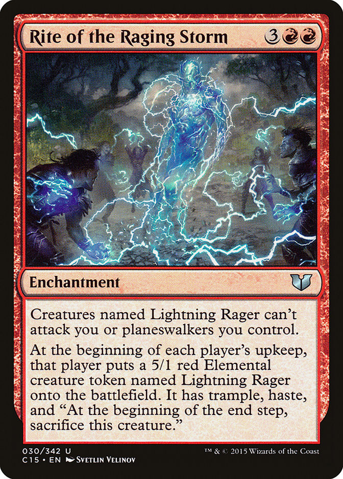 Rite of the Raging Storm (30) [Commander 2015] | Odin's Place