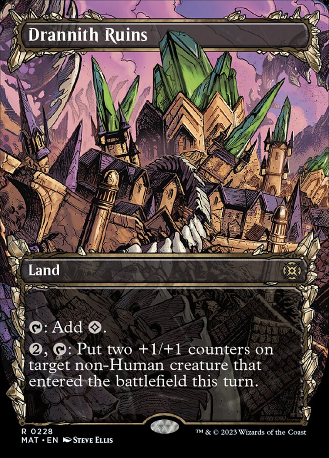 Drannith Ruins (Showcase Halo Foil) [March of the Machine: The Aftermath] | Odin's Place