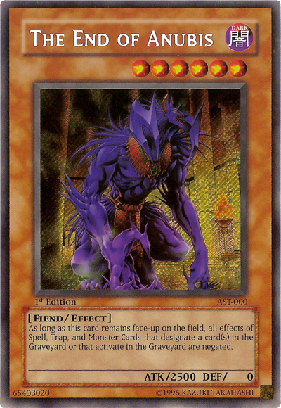 The End of Anubis [AST-000] Secret Rare | Odin's Place