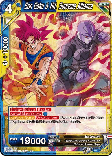 Son Goku & Hit, Supreme Alliance (Event Pack 08) (BT10-145) [Tournament Promotion Cards] | Odin's Place