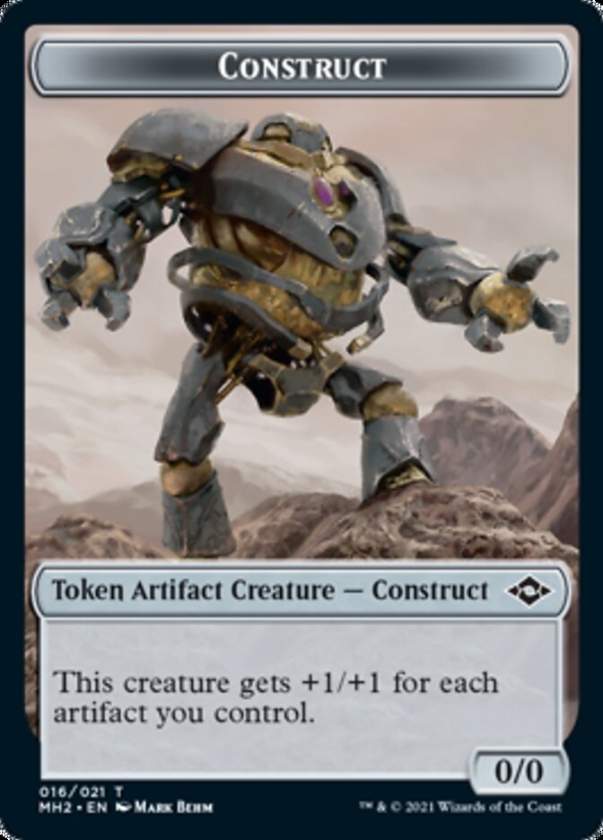 Construct // Treasure (20) Double-Sided Token [Modern Horizons 2 Tokens] | Odin's Place