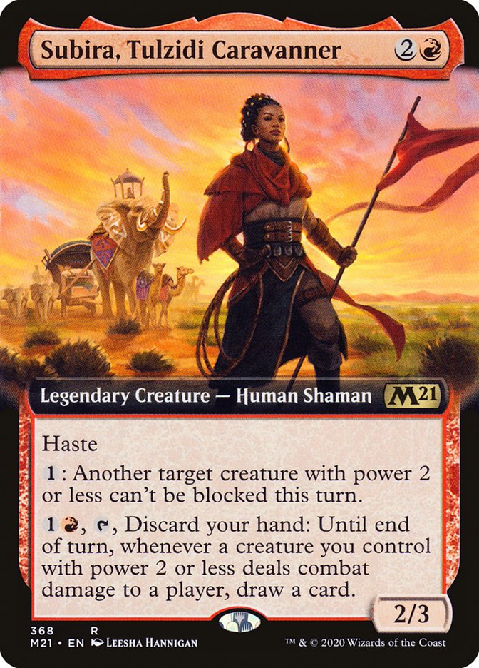 Subira, Tulzidi Caravanner (Extended Art) [Core Set 2021] | Odin's Place