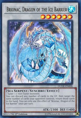 Brionac, Dragon of the Ice Barrier [DUDE-EN008] Ultra Rare | Odin's Place