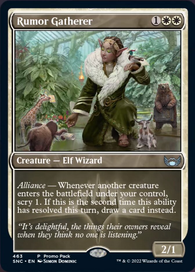 Rumor Gatherer (Promo Pack) [Streets of New Capenna] | Odin's Place