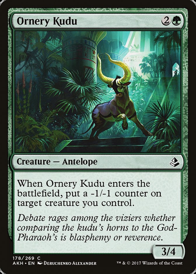 Ornery Kudu (178) [Amonkhet] | Odin's Place