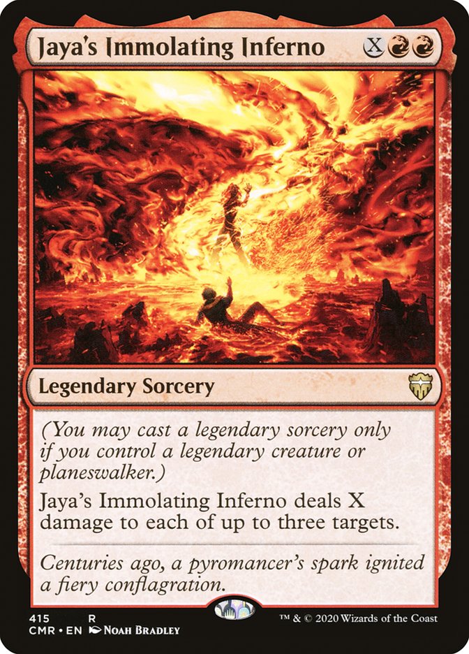 Jaya's Immolating Inferno [Commander Legends] | Odin's Place