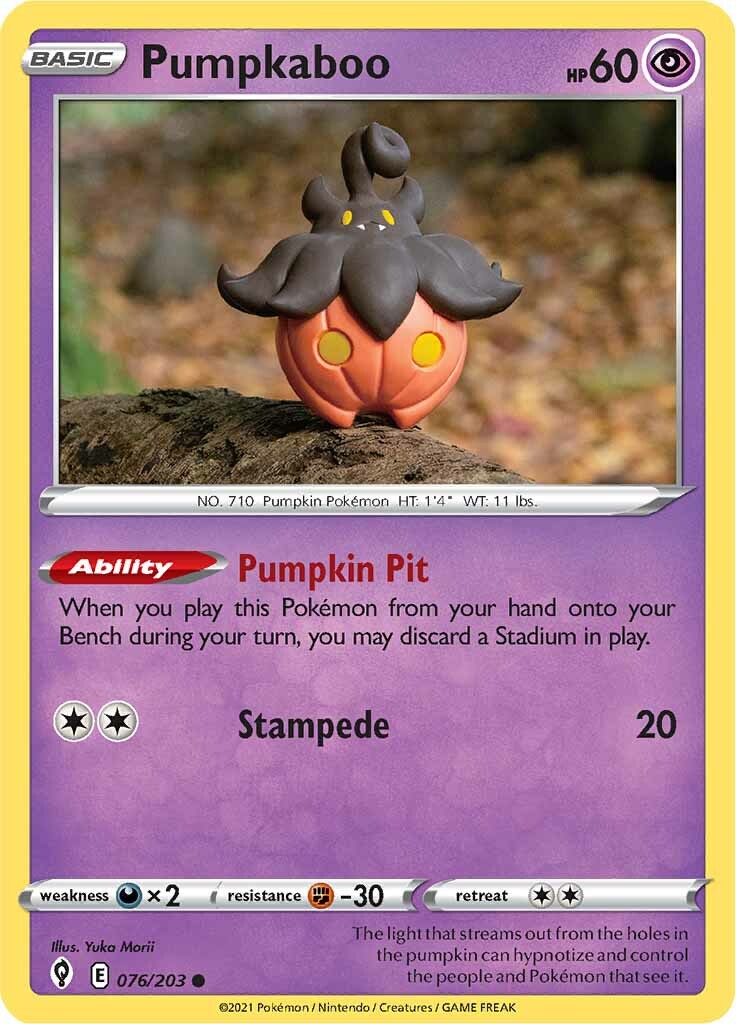 Pumpkaboo (076/203) [Sword & Shield: Evolving Skies] | Odin's Place