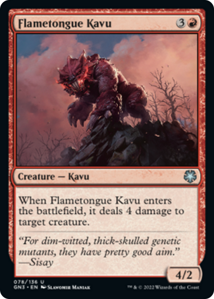 Flametongue Kavu [Game Night: Free-for-All] | Odin's Place